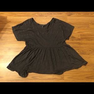 Gray tunic top from American Eagle